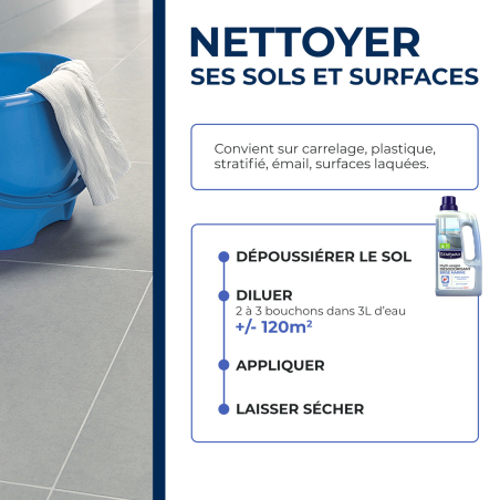 Lot de 3 Nettoyant désodorisant longue durée