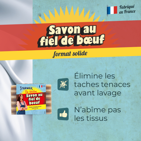 Lot de 3 Savons au fiel de bœuf