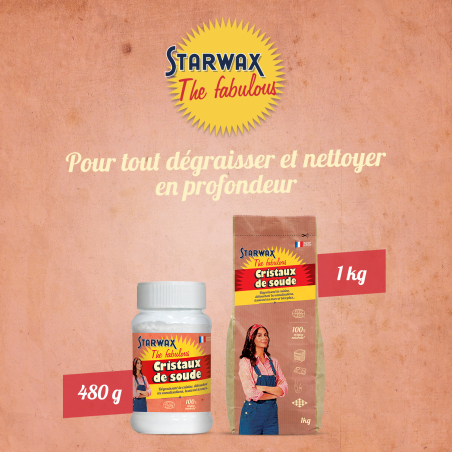 Lot de 3 Cristaux de soude