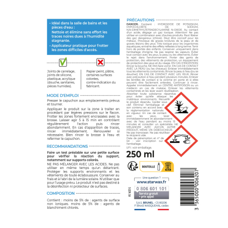 Rénovateur joints action blanchissante