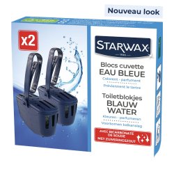 Blocs eau bleue pour WC