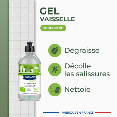 Gel vaisselle concentré Ecocert