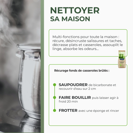 Bicarbonate de soude ménager Ecocert