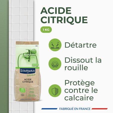 Acide citrique Ecocert