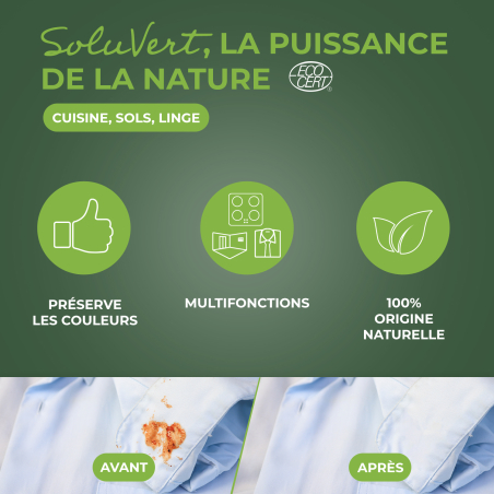 Savon de Marseille liquide sans huile de palme Ecocert