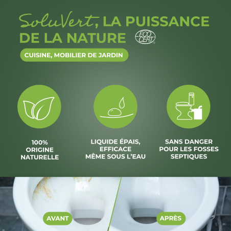 Détartrant en gel pour WC et broyeurs Ecocert