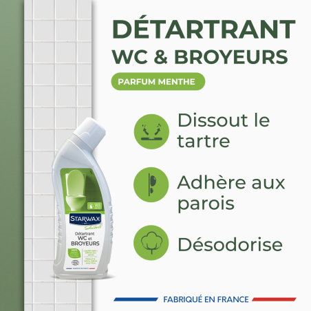 Détartrant en gel pour WC et broyeurs Ecocert