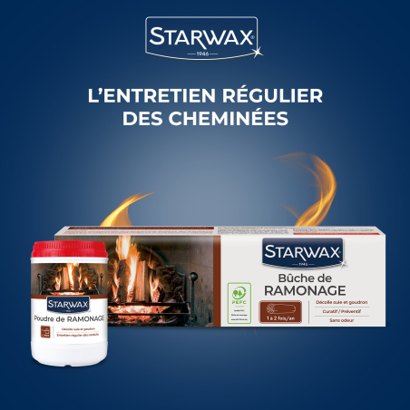 Buche de ramonage pour poêle et cheminée PEFC