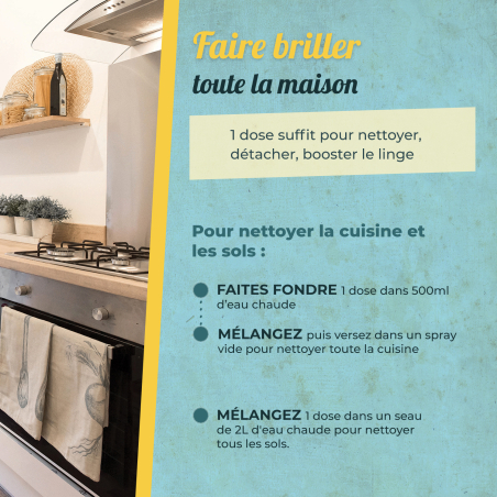 Bicarbonate de soude en doses prête à l'emploi