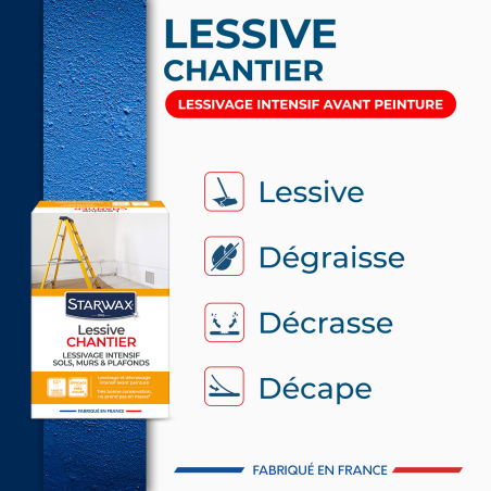 Lessive chantier pour le lessivage intensif 1,4KG