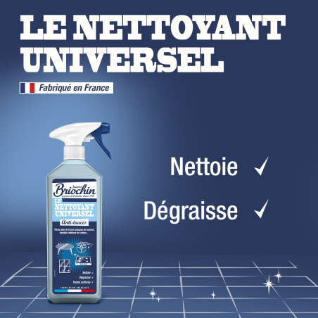 Nettoyant universel anti-traces prêt à l'emploi