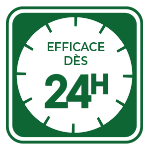 efficace dès 24h