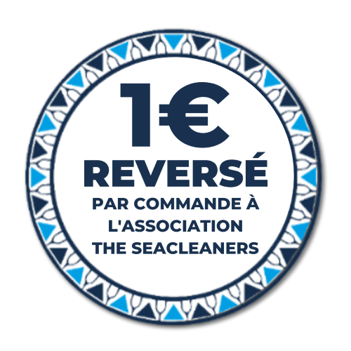 1 euro par commande reversé à The SeaCleaners
