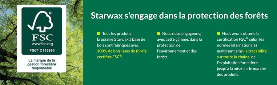 Starwax s'engage dans la protection des forêts